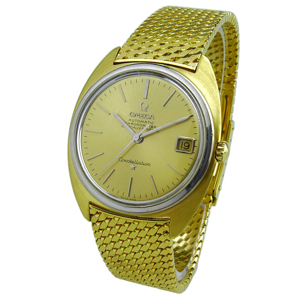 Omega Constellation 18k Gold Vintage Automatic