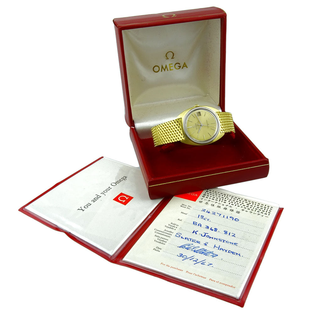 Omega Constellation 18k Gold Vintage Automatic
