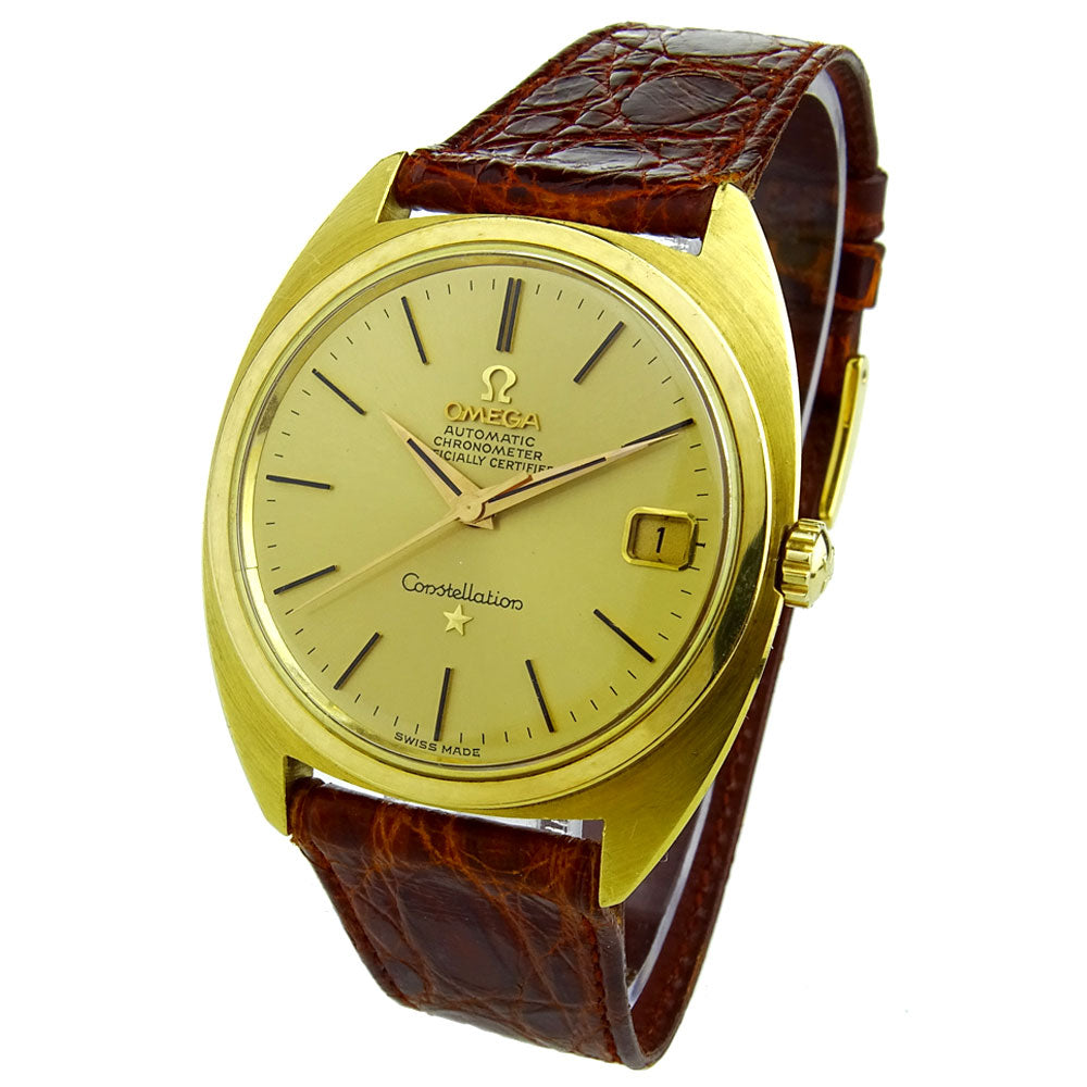 Omega Constellation 18k Gold Vintage Automatic
