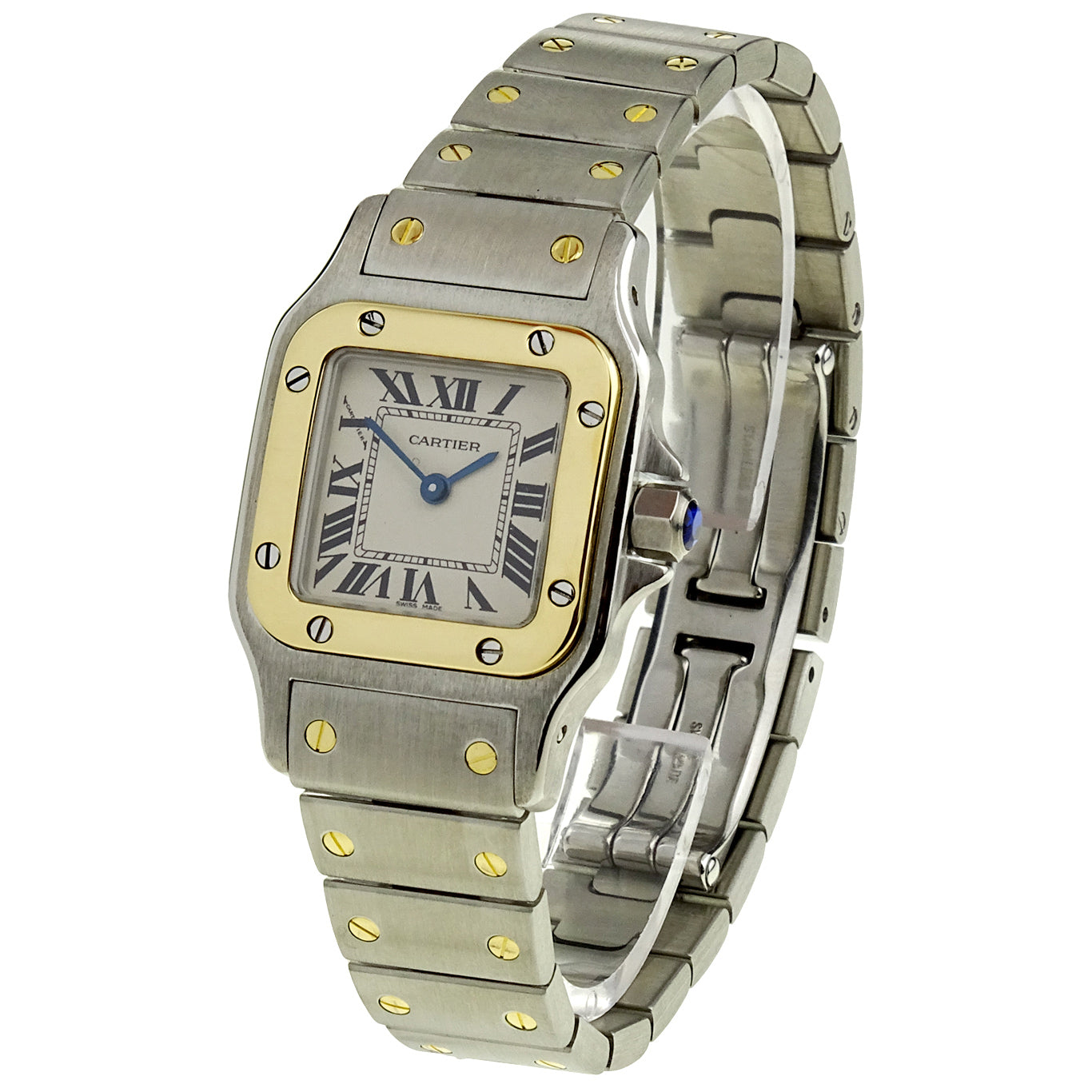 Cartier Lady Santos Galbee Steel &amp; Gold Quartz 1567