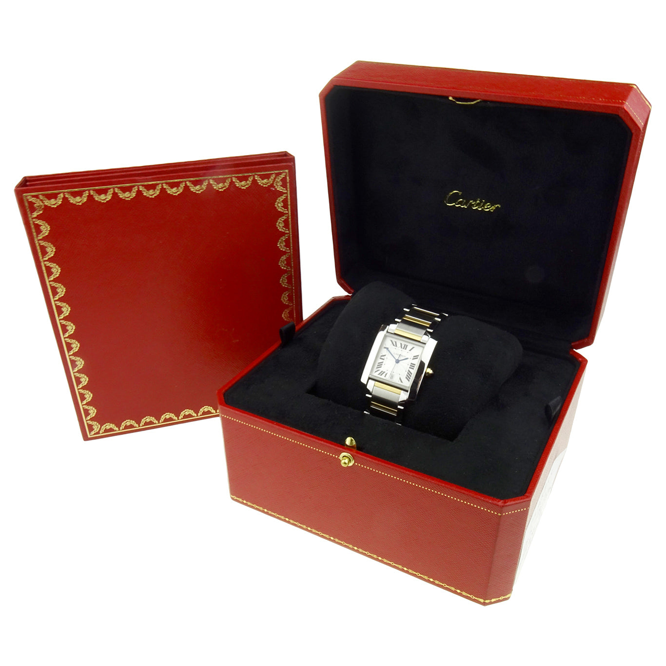 Cartier Tank Francaise Steel &amp; Gold Automatic W51005Q4