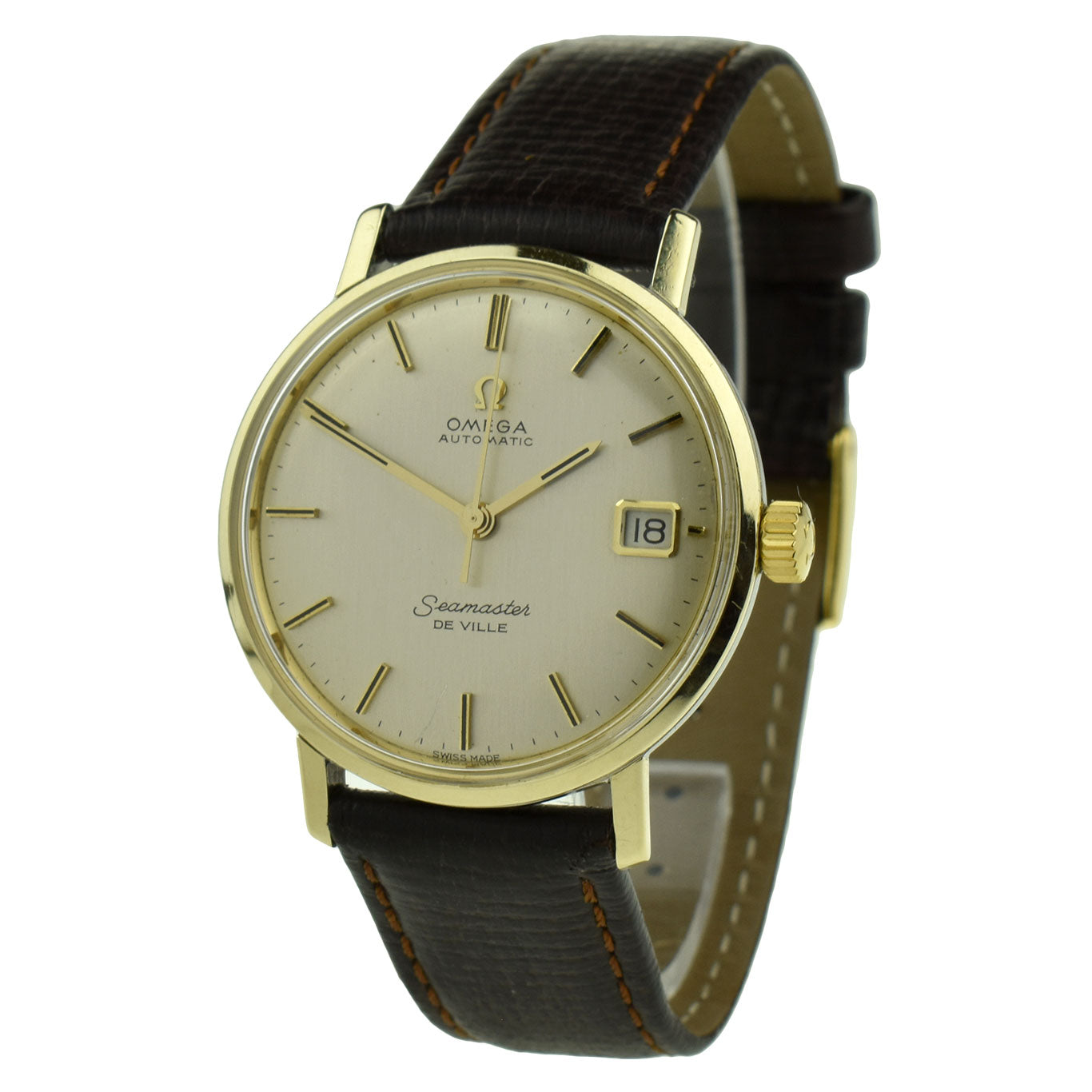 Omega Seamaster De Ville Gold Cap Vintage Automatic Wristwatch