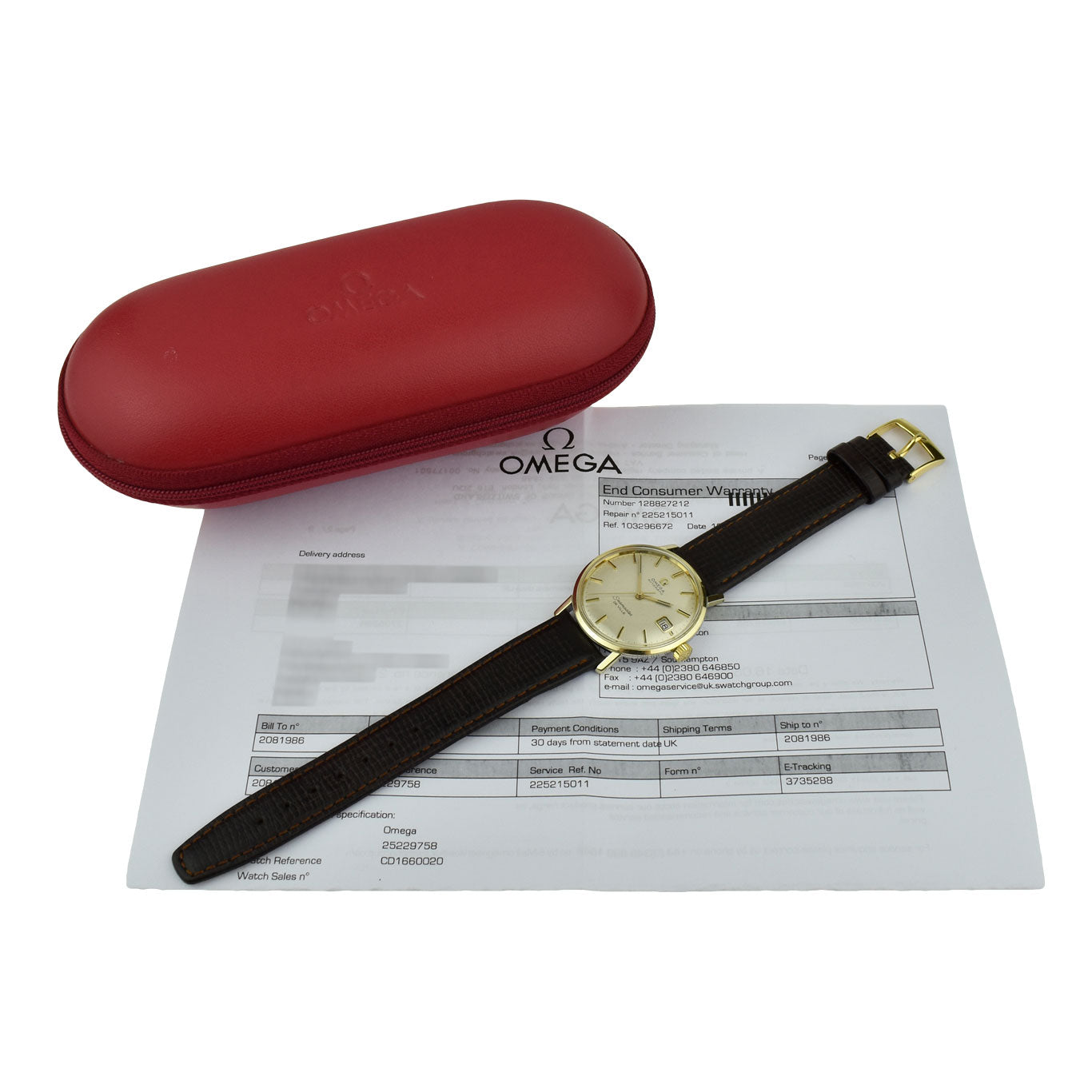 Omega Seamaster De Ville Gold Cap Vintage Automatic Wristwatch