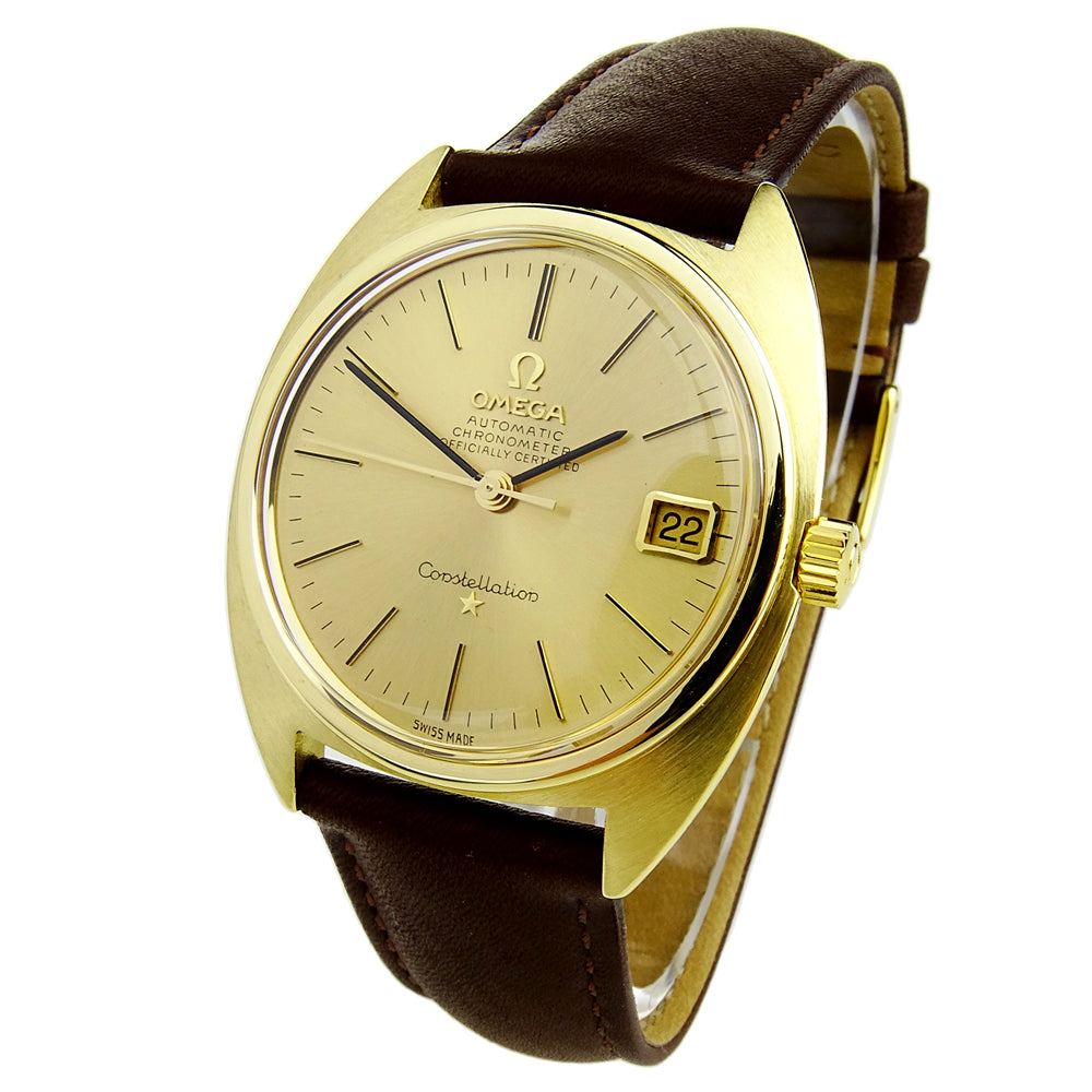 Omega Constellation 18k Gold Vintage Automatic