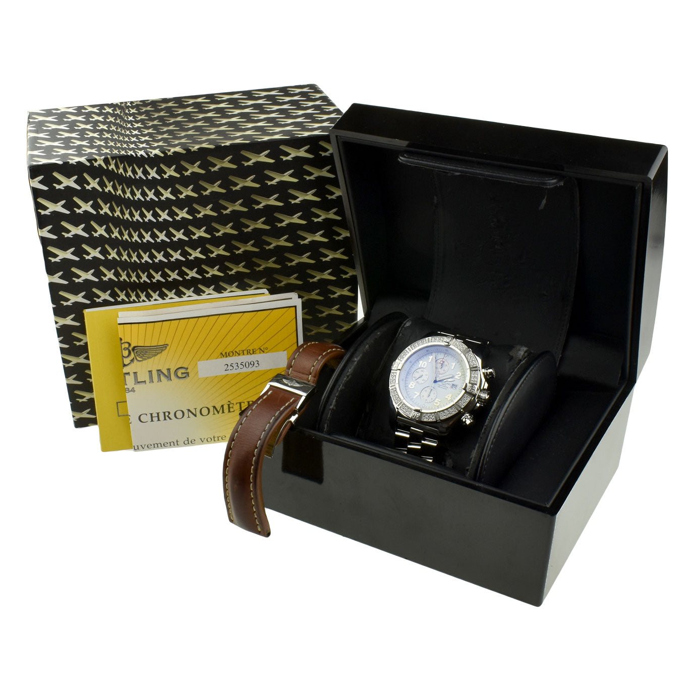 Breitling Super Avenger Diamond Bezel A13370