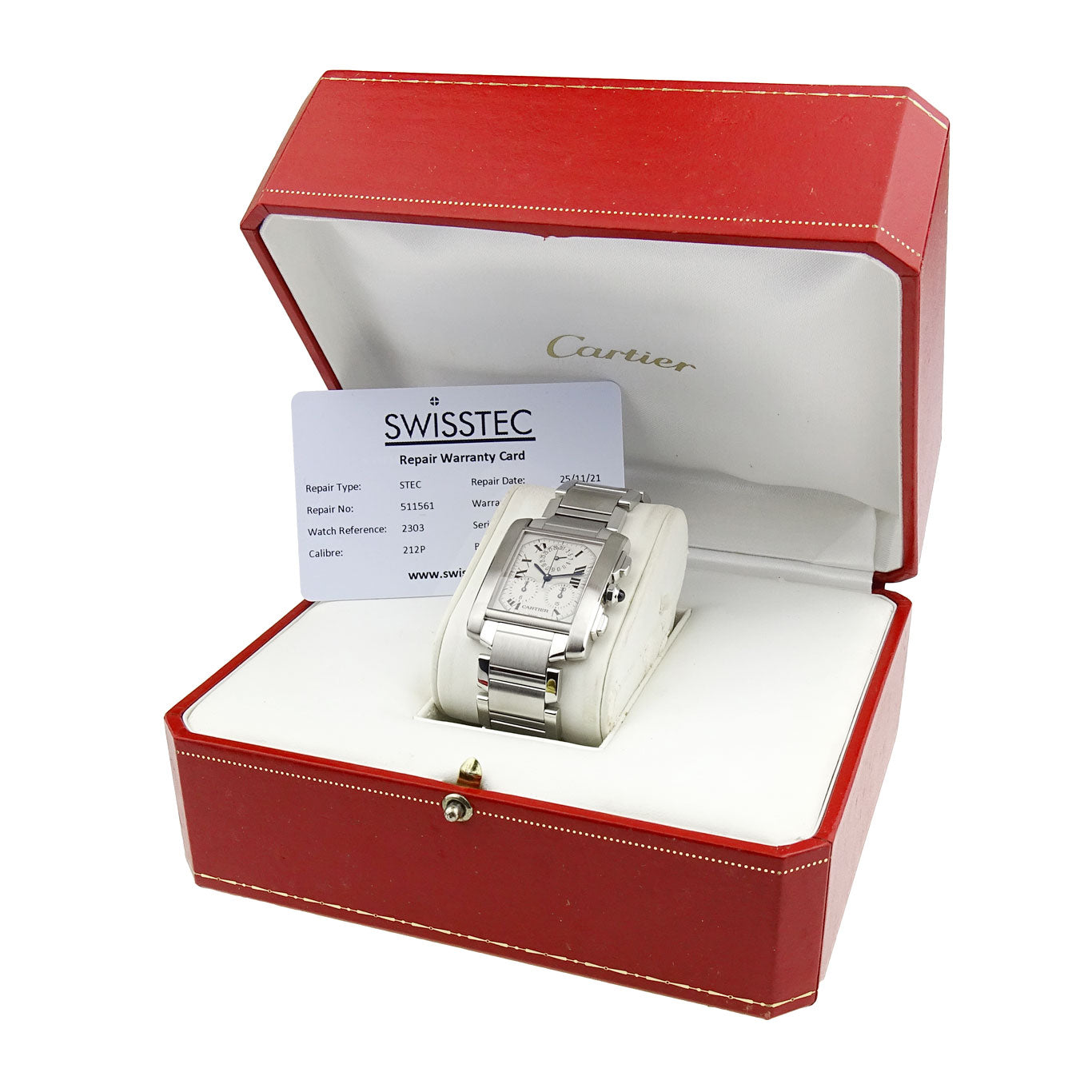 Cartier Tank Francaise Chronoflex W51001Q3
