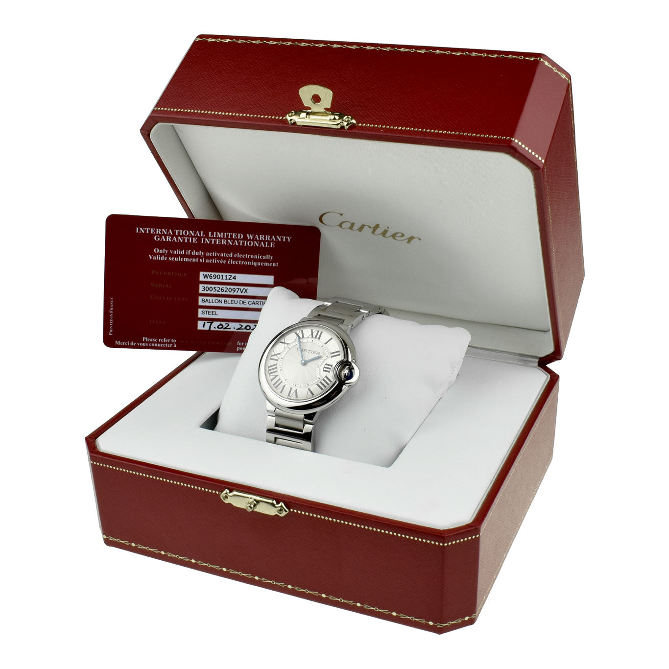 Cartier Ballon Bleu Automatic W69011Z4