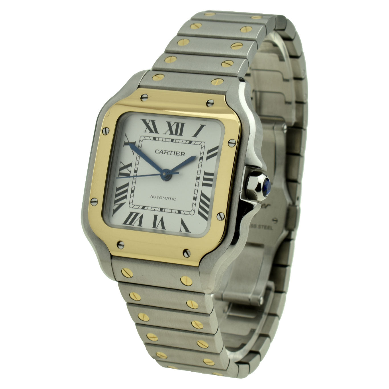 Cartier Santos De Cartier Medium Steel &amp; Gold W2SA0016