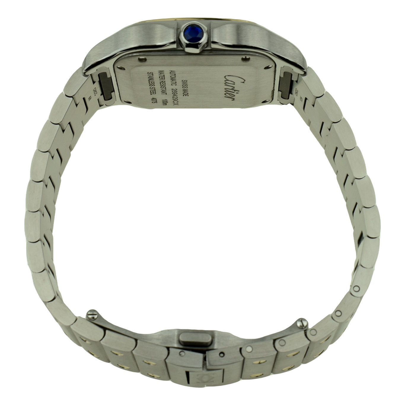 Cartier Santos De Cartier Medium Steel &amp; Gold W2SA0016