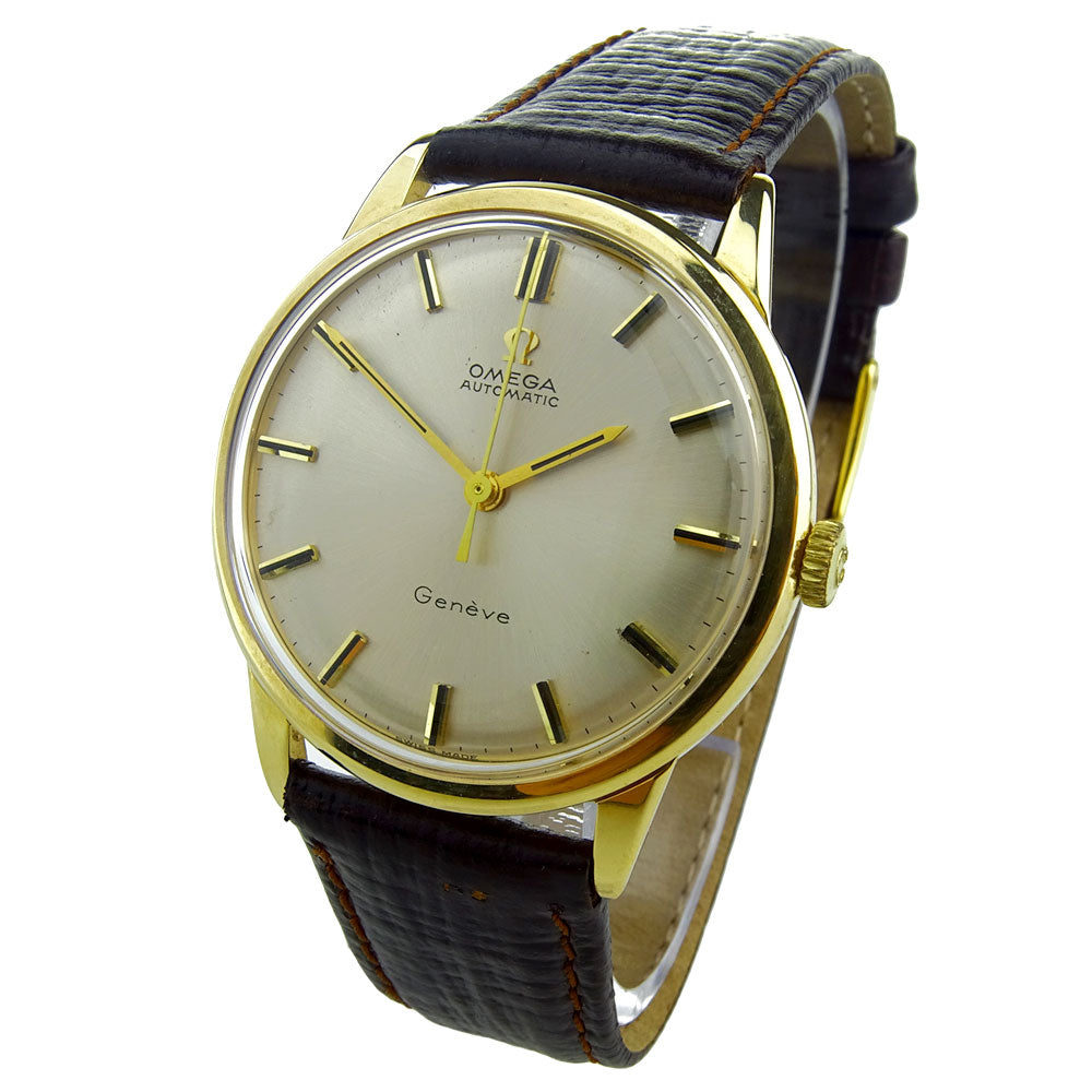 Omega Geneve Vintage 9ct Gold Automatic