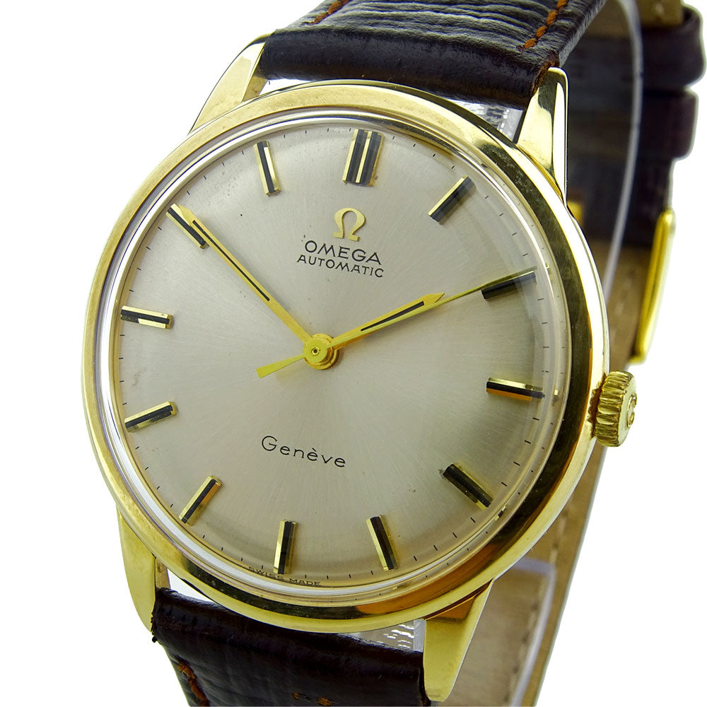 Omega Geneve Vintage 9ct Gold Automatic