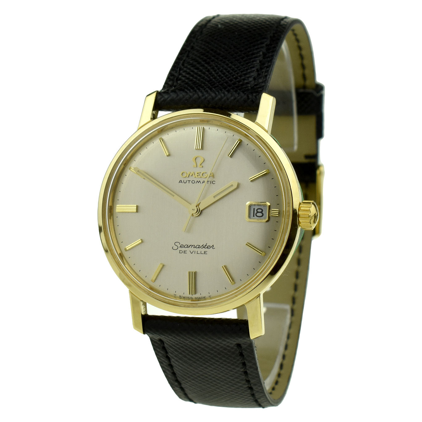 Omega Seamaster De Ville 18ct Gold Vintage Automatic Wristwatch