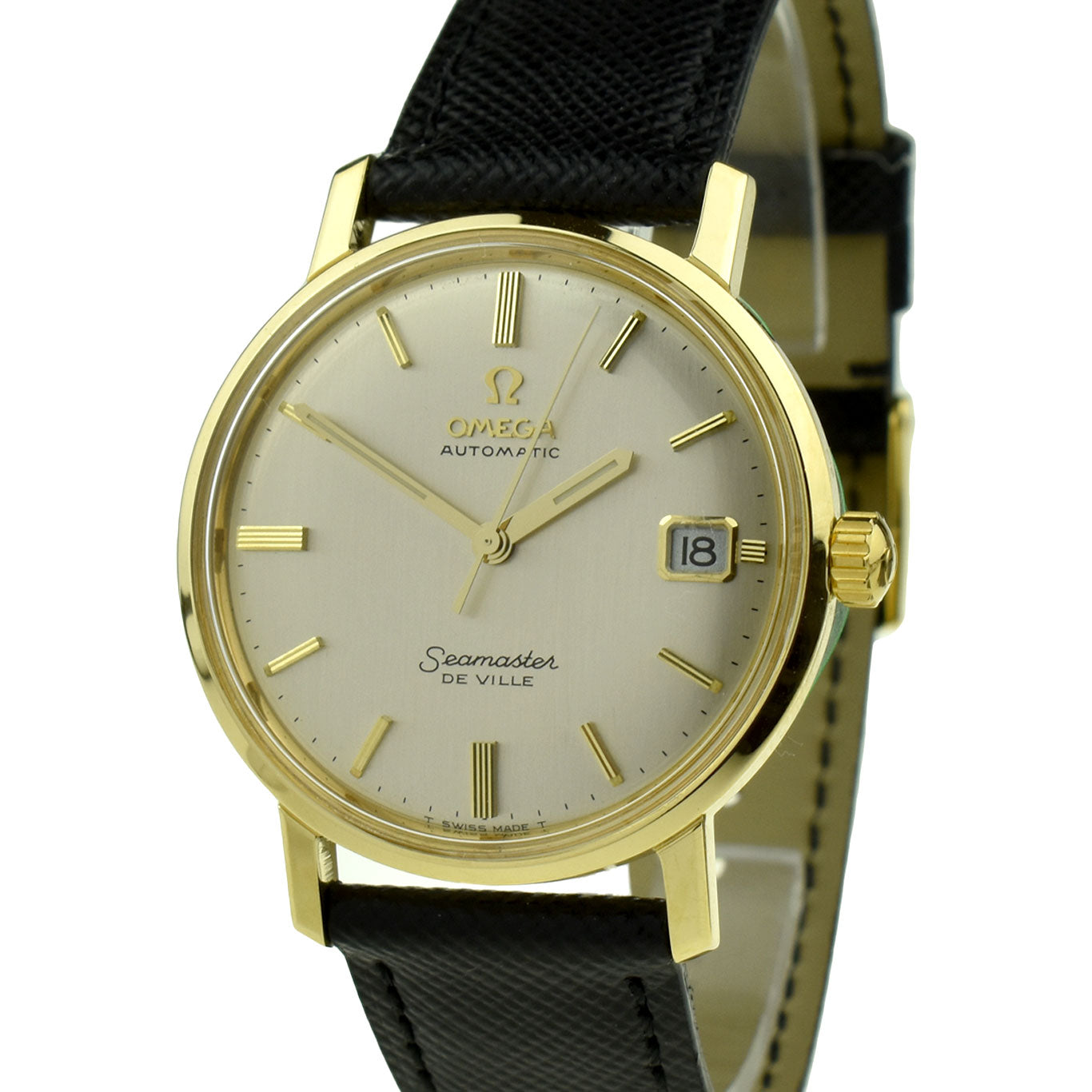Omega Seamaster De Ville 18ct Gold Vintage Automatic Wristwatch