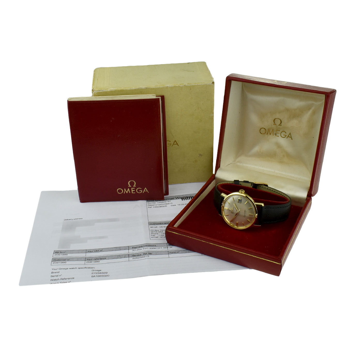 Omega Seamaster De Ville 18ct Gold Vintage Automatic Wristwatch