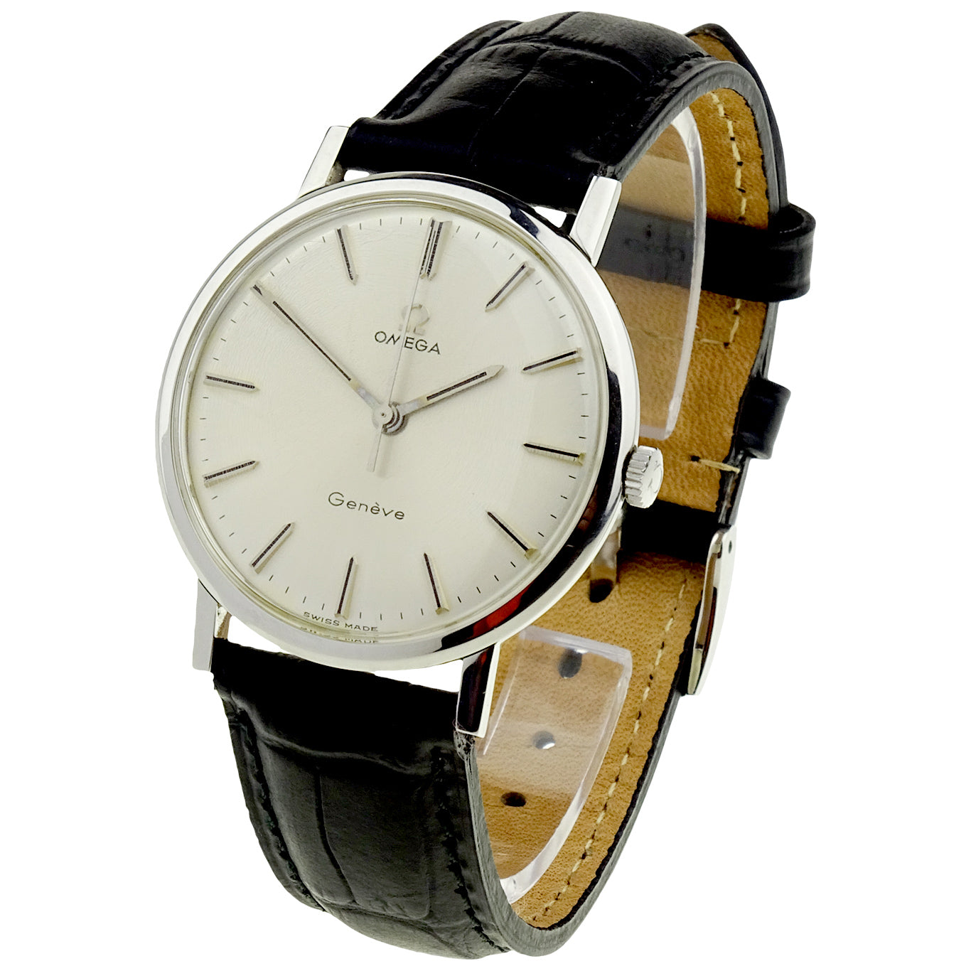 Omega Geneve Vintage Steel Mechanical