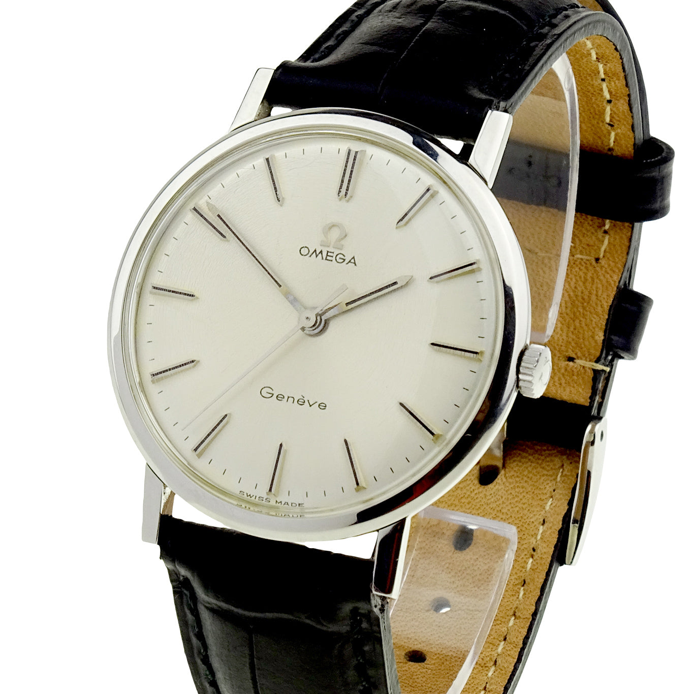 Omega Geneve Vintage Steel Mechanical