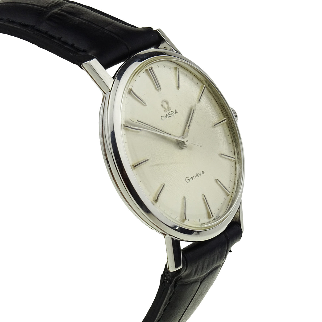 Omega Geneve Vintage Steel Mechanical