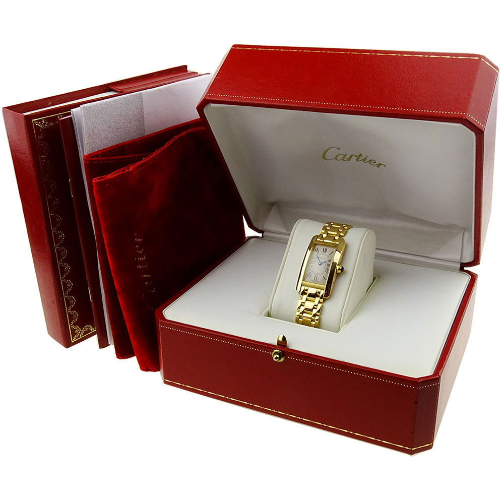 Cartier Ladies Tank Americaine 18ct Gold 2482