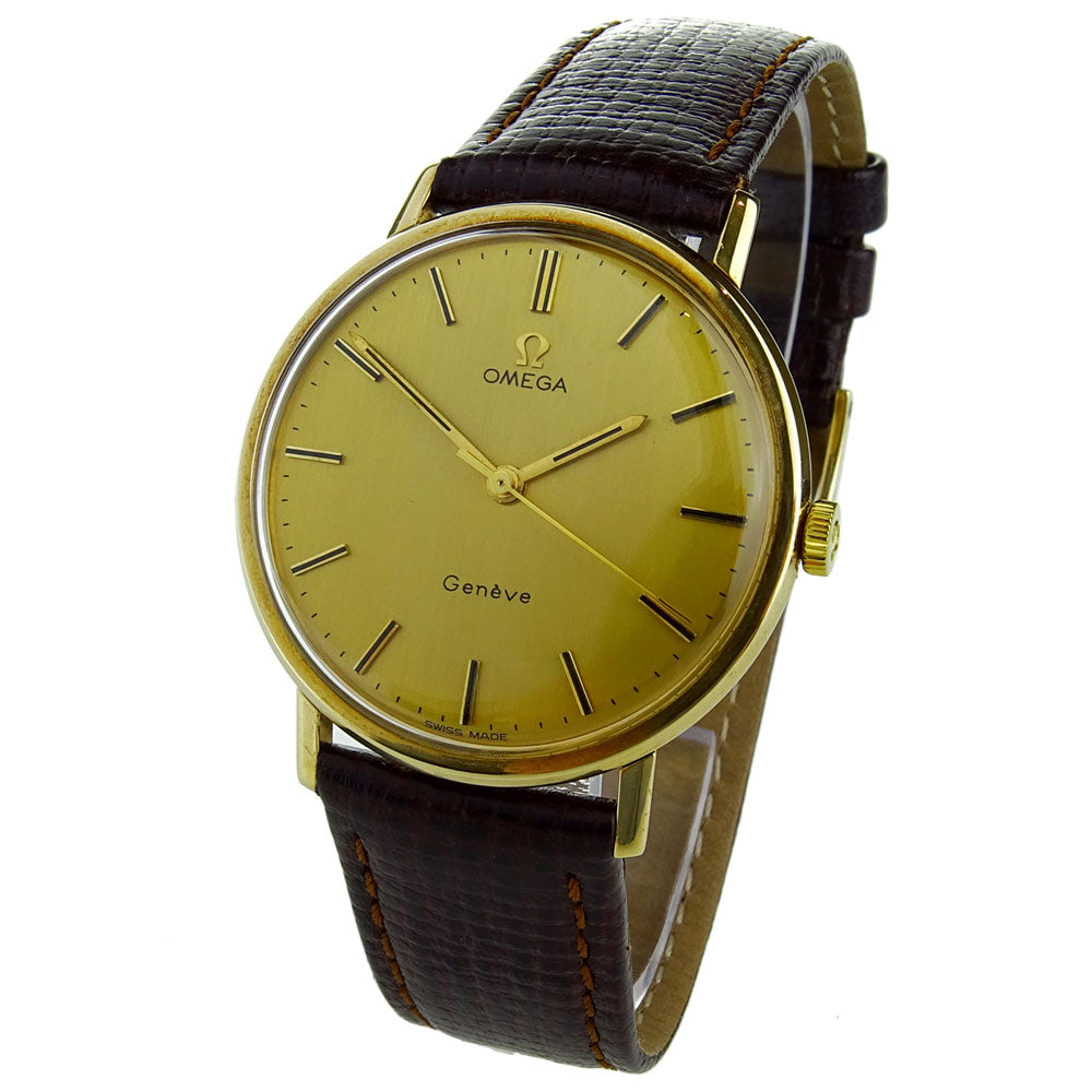 Omega Geneve Vintage 9ct Gold Mechanical