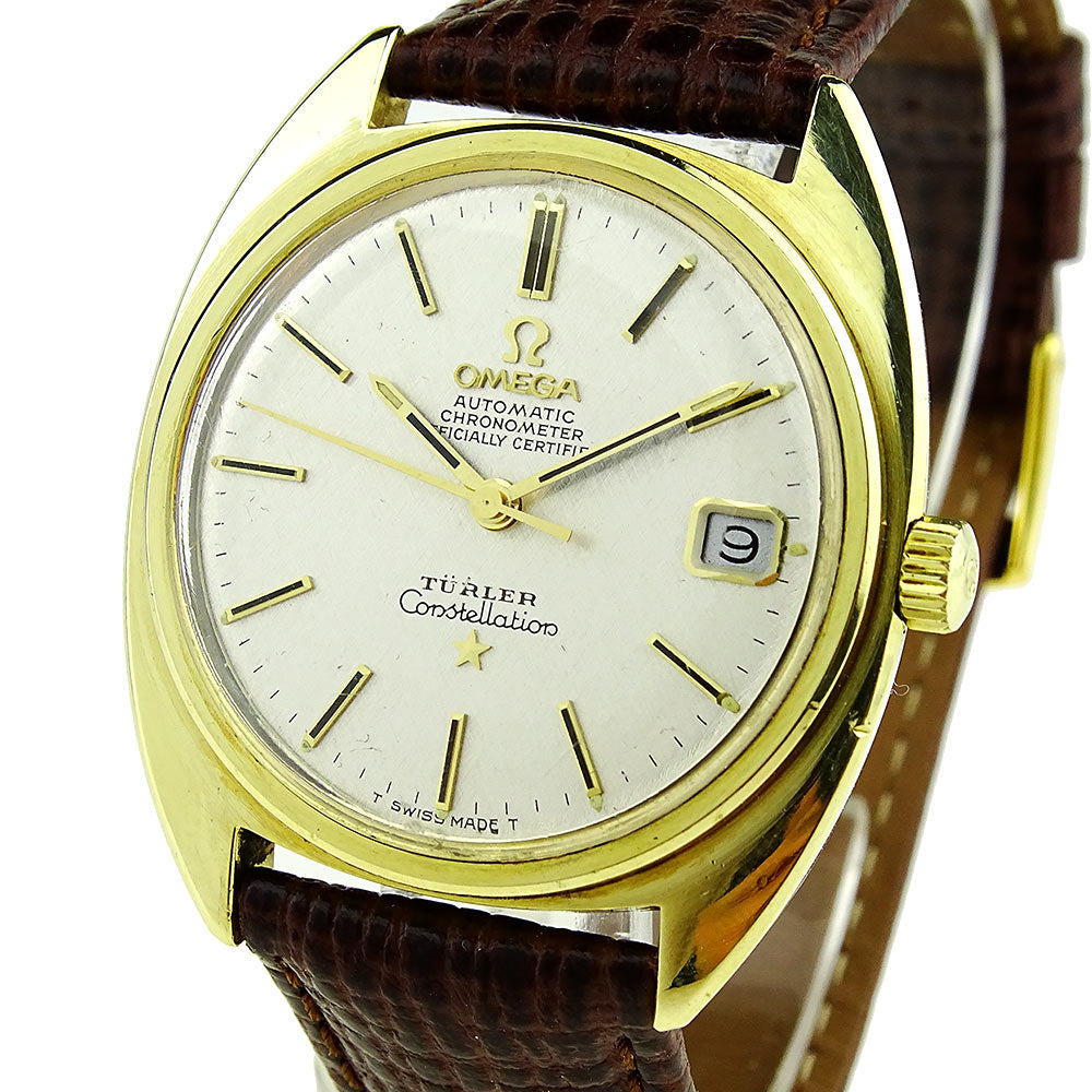 Omega Constellation Turler Vintage Gold Cap