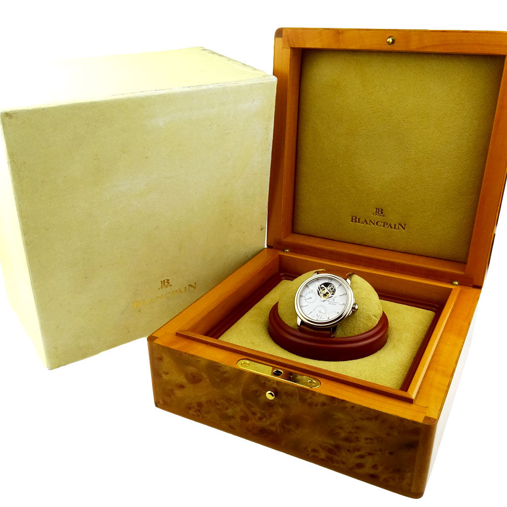 Blancpain Leman Tourbillon 18k White Gold 2125 1527 53