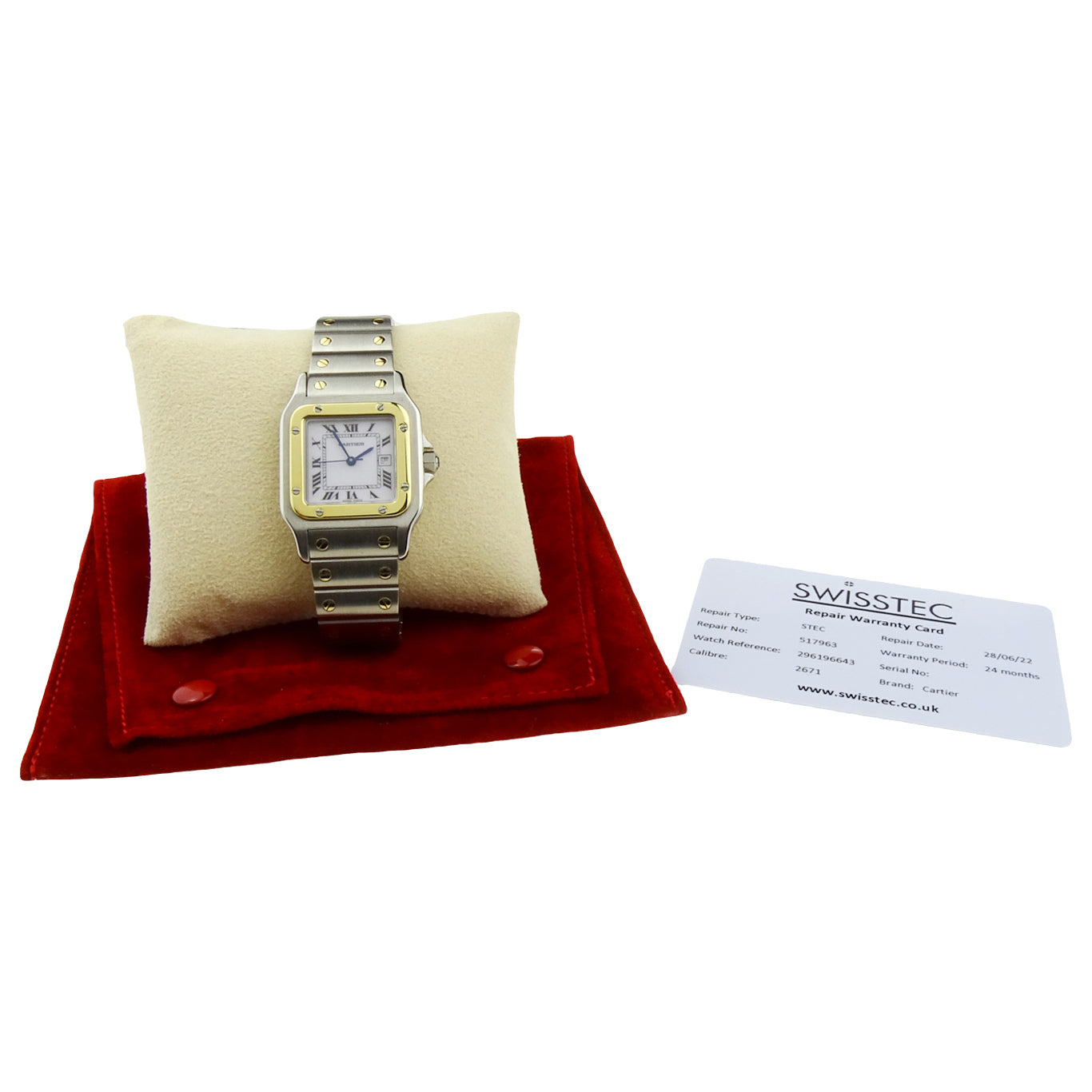 Cartier Santos Galbee Steel &amp; Gold Automatic 2961