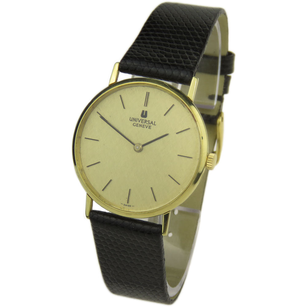 Universal Geneve Slimline 18k Gold Mechanical
