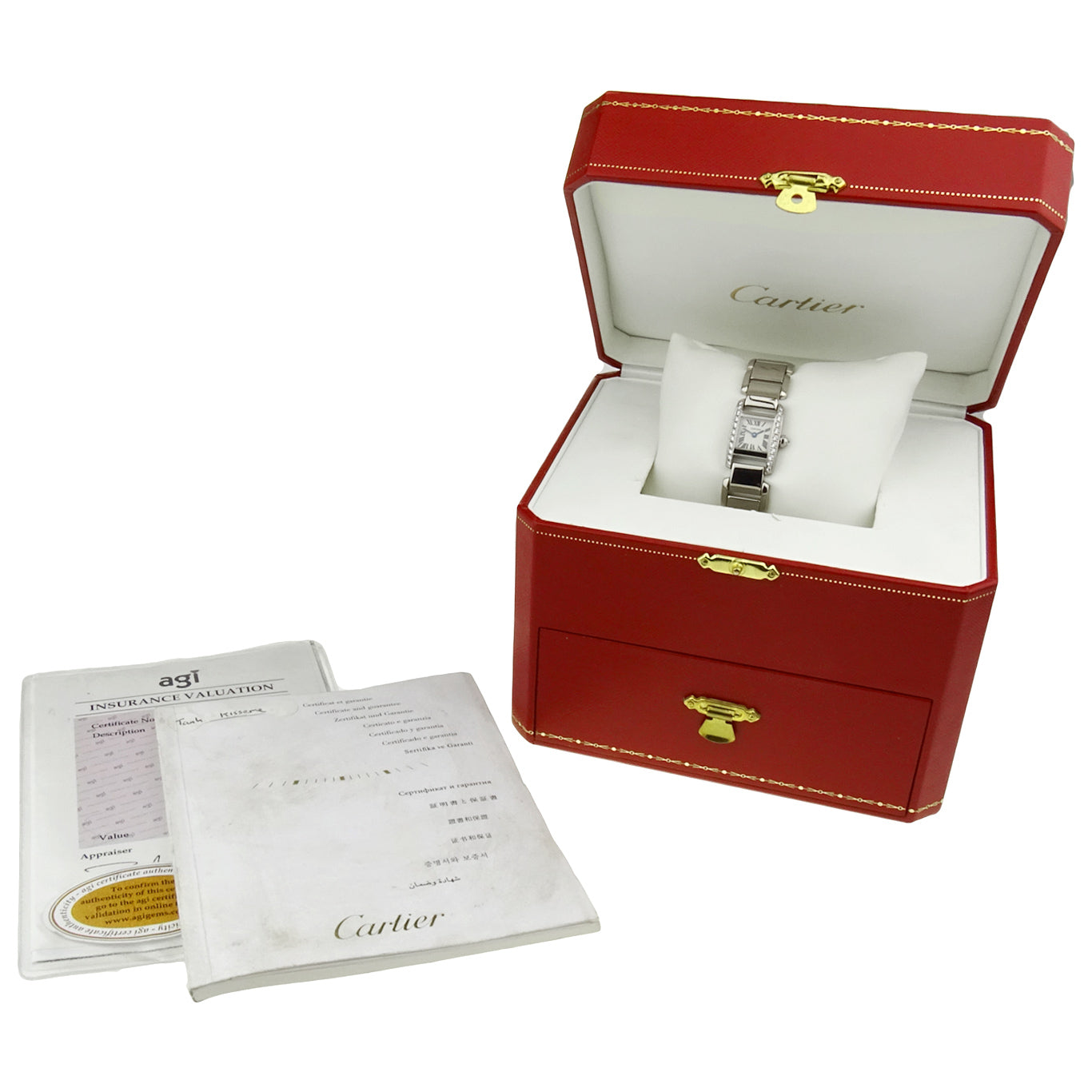 Cartier Tankissime 18ct White Gold WE70069H
