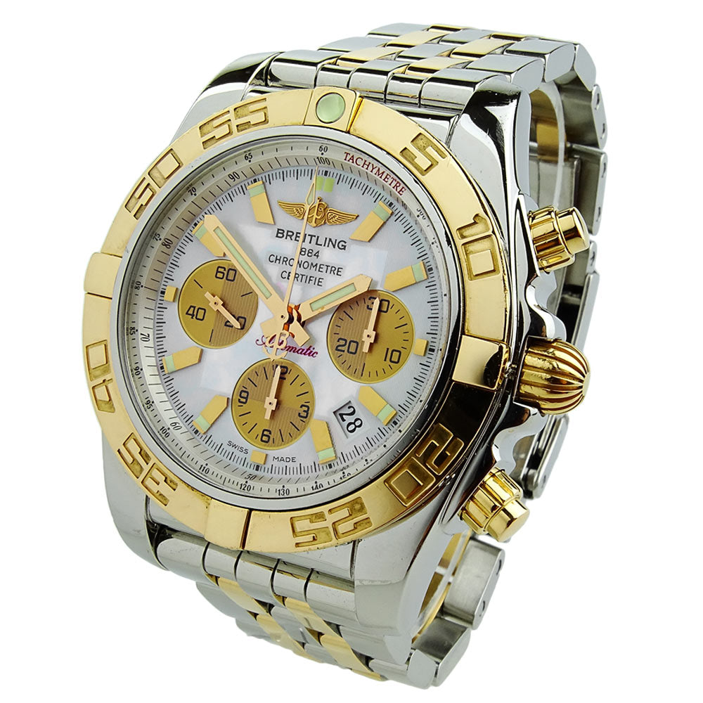 Breitling Chronomat 44 Steel and Rose Gold CB0110