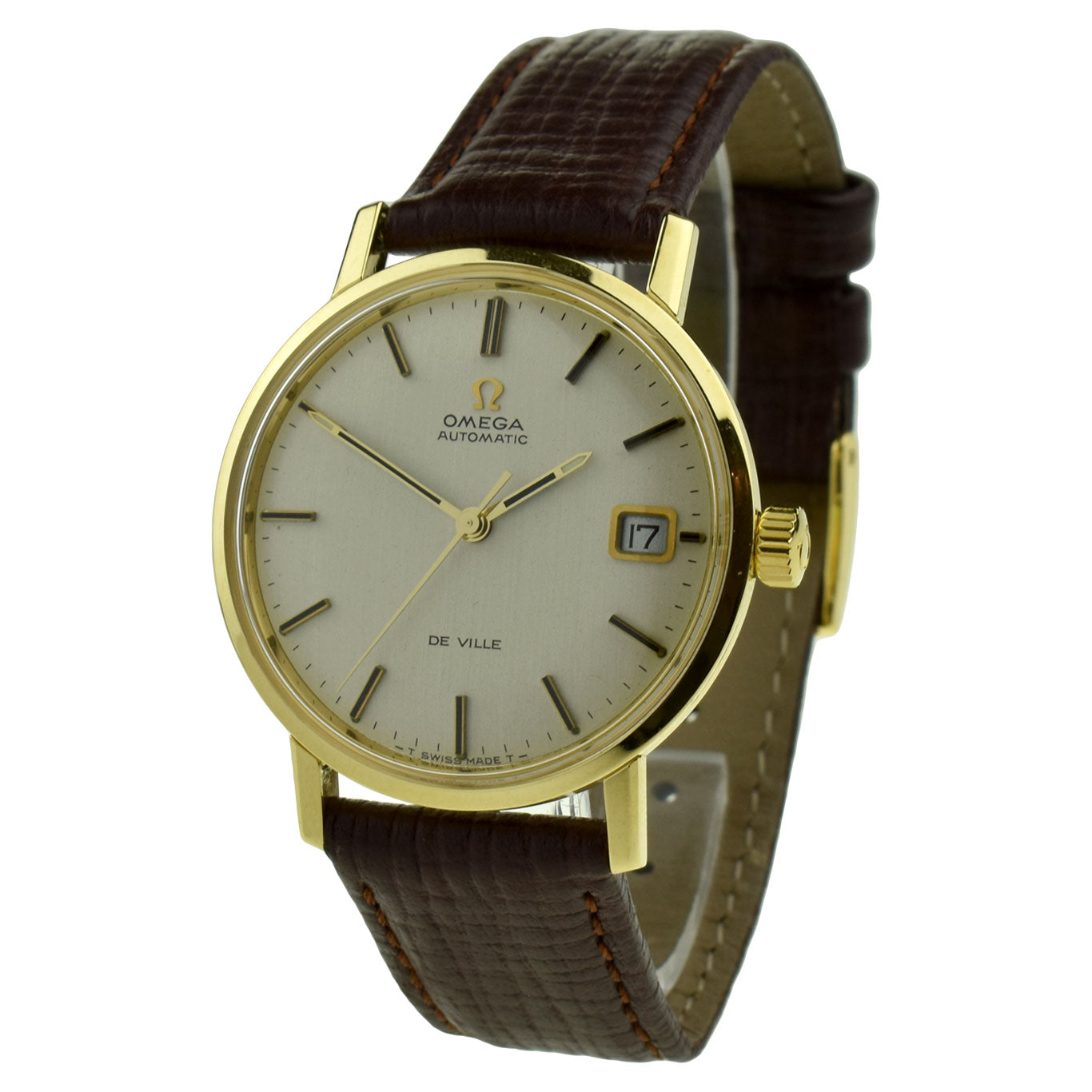 Omega De Ville Vintage 18ct Gold Automatic Wristwatch