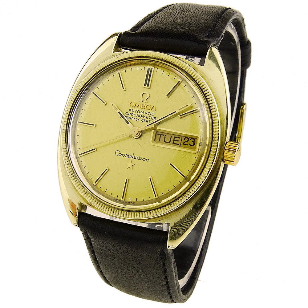 Omega Constellation Vintage Day Date Gold Cap
