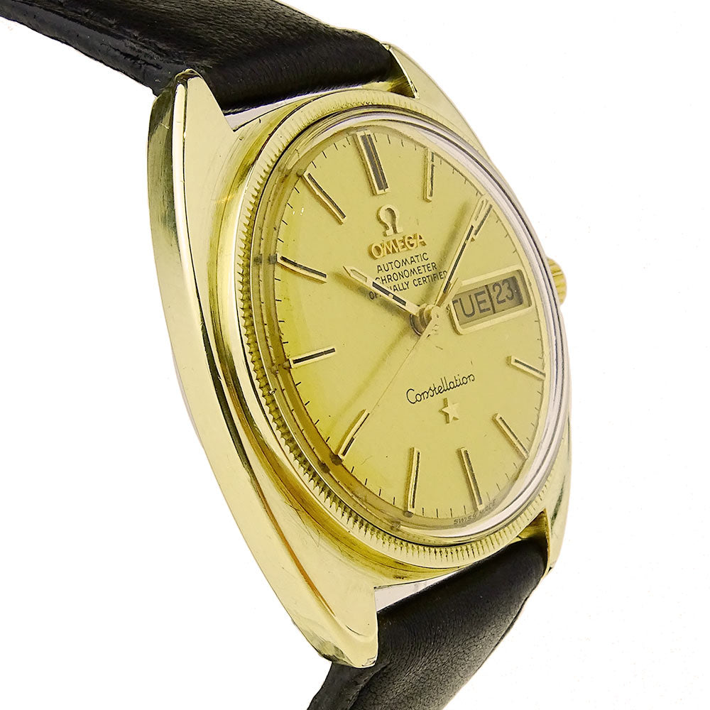 Omega Constellation Vintage Day Date Gold Cap
