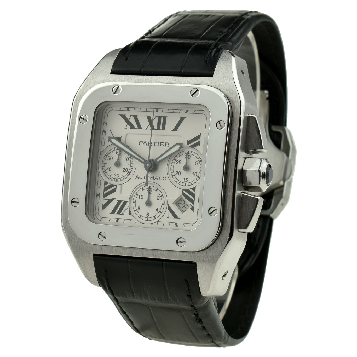 Cartier Santos 100 XL Chronograph W20090X8