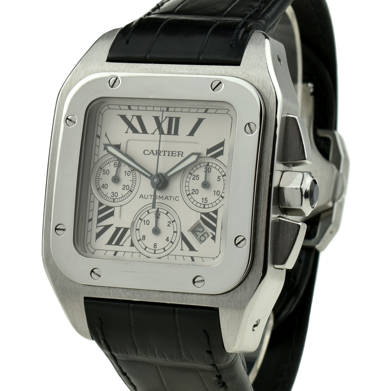 Cartier Santos 100 XL Chronograph W20090X8