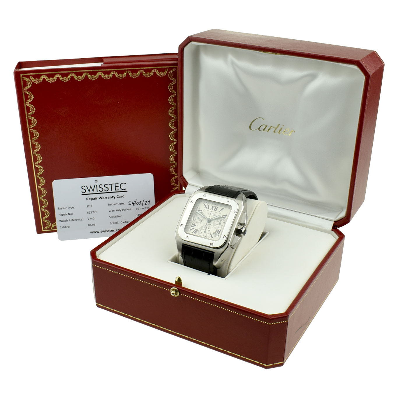 Cartier Santos 100 XL Chronograph W20090X8