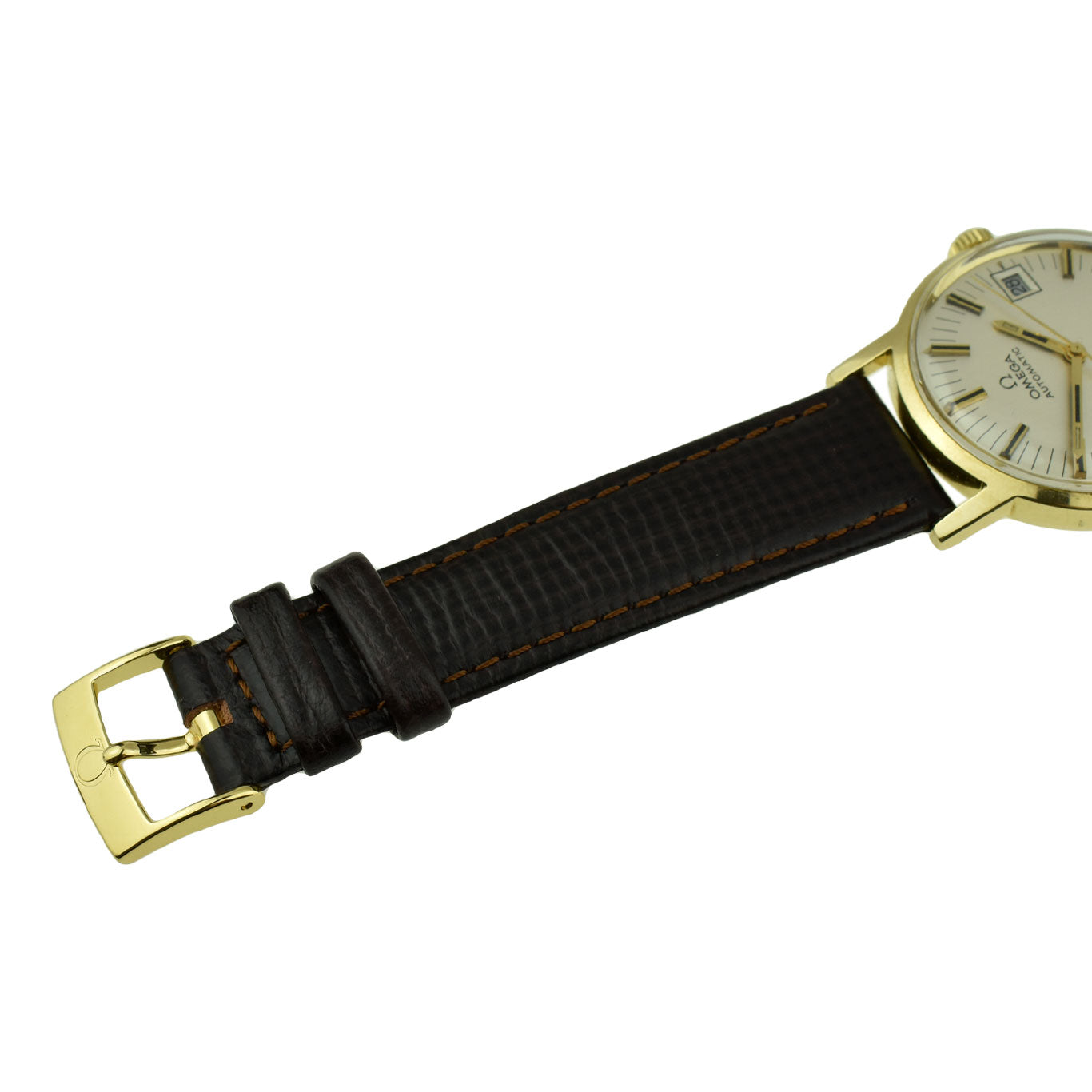 Omega Geneve Vintage 18ct Gold Automatic Wristwatch