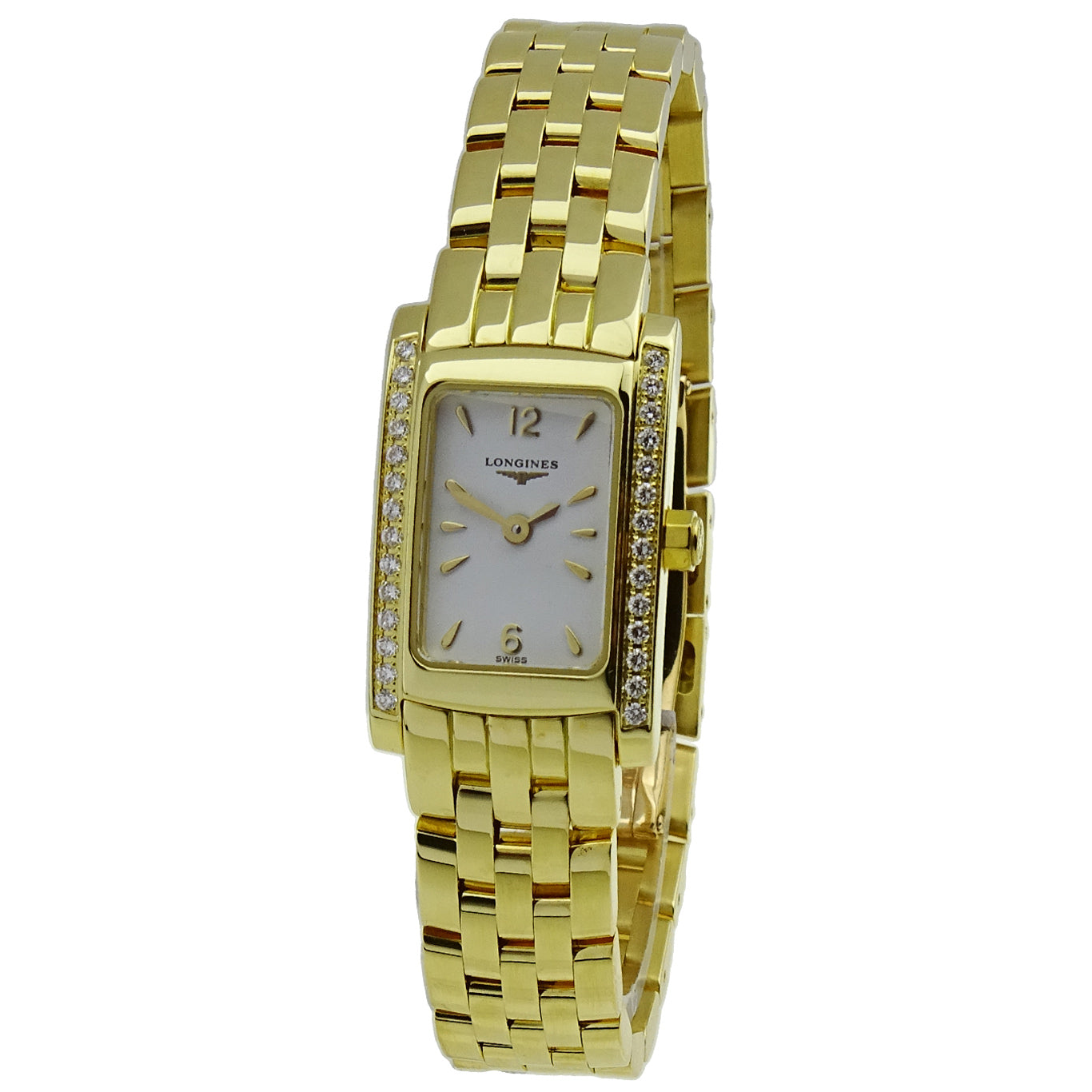 Longines Dolce Vita 18k Gold Diamond Set Quartz L5.158.7.16.6