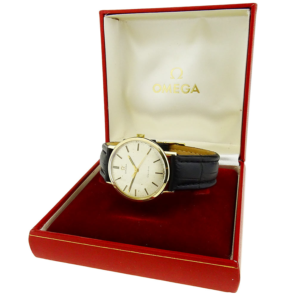 Omega Geneve Vintage 9ct Gold Mechanical