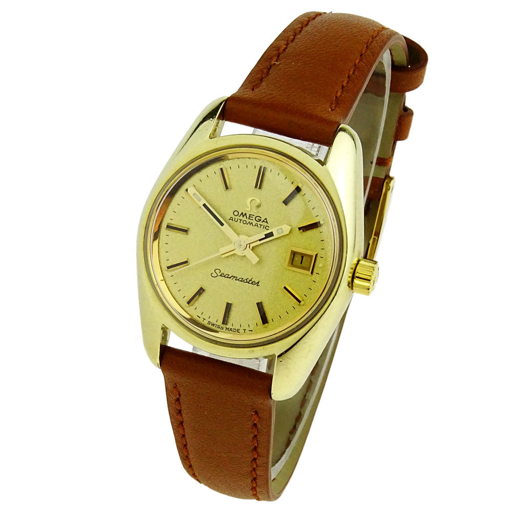 Omega Lady Seamaster Gold Cap Vintage