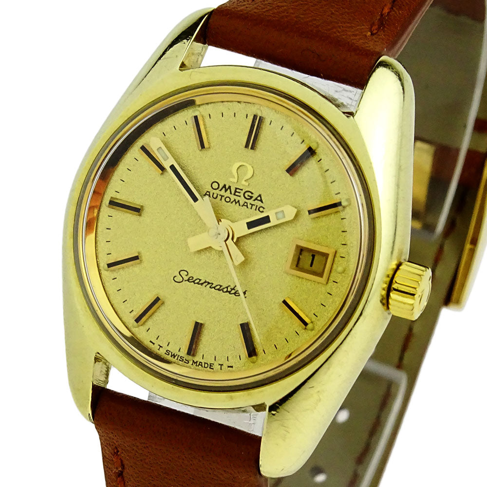 Omega Lady Seamaster Gold Cap Vintage
