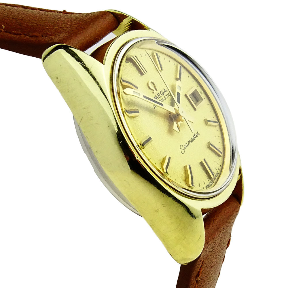 Omega Lady Seamaster Gold Cap Vintage