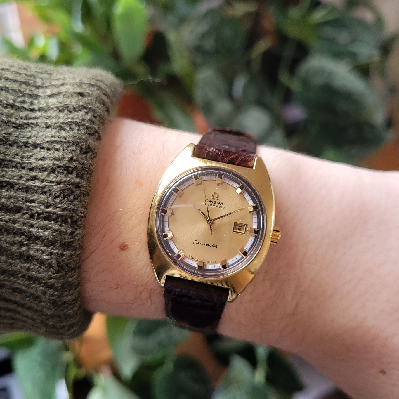 Omega Lady Seamaster Vintage Gold Plated