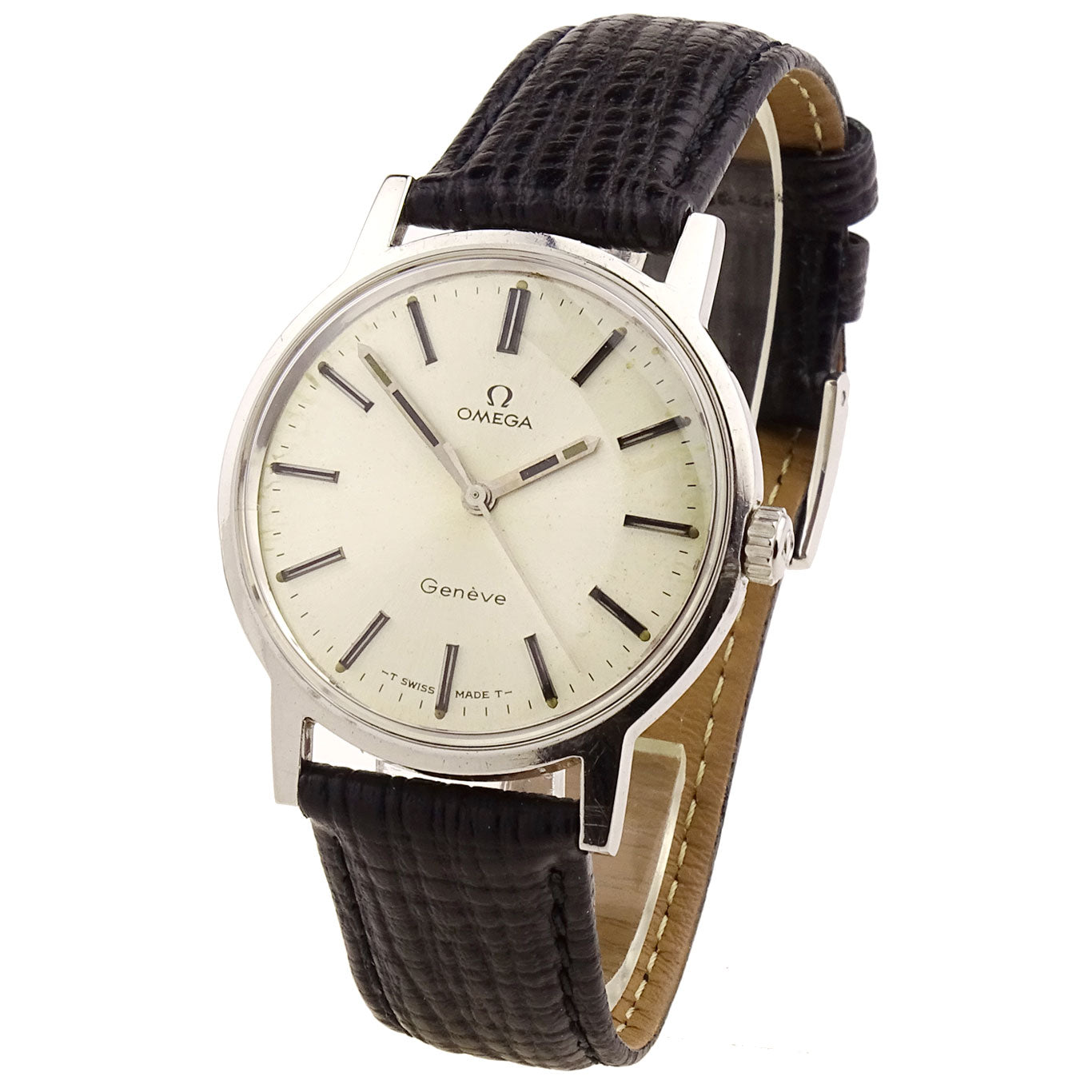 Omega Geneve Vintage Steel Mechanical