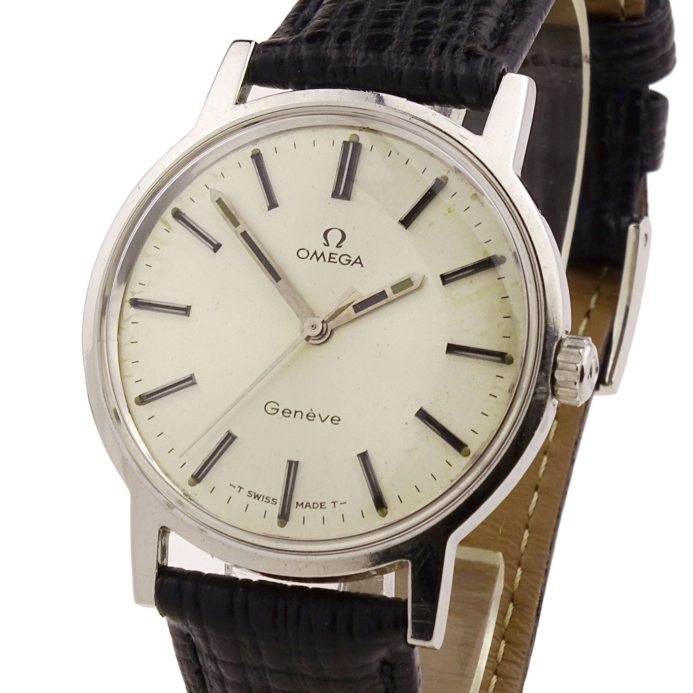 Omega Geneve Vintage Steel Mechanical