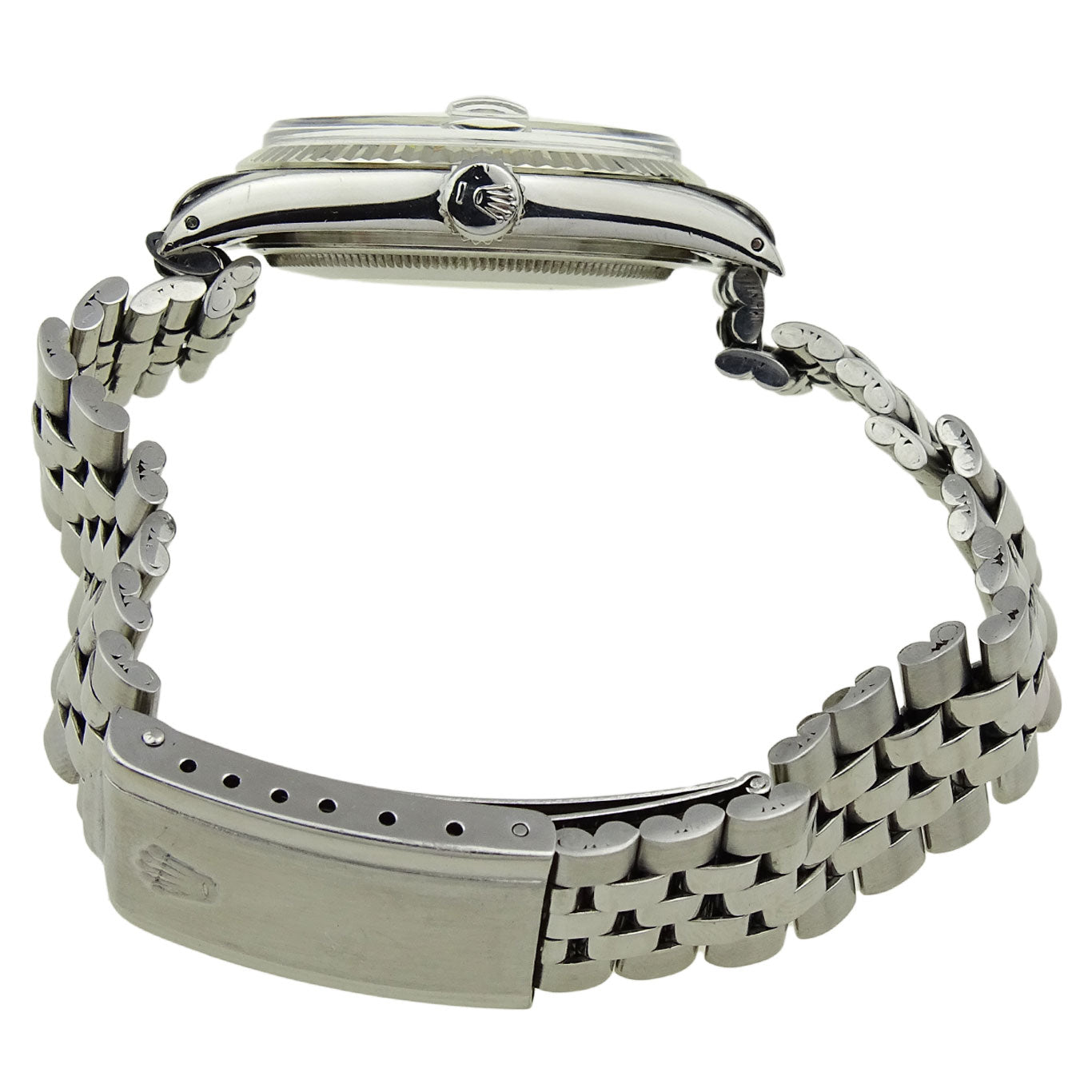Rolex Datejust Steel and White Gold 'Buckley' Dial 1601