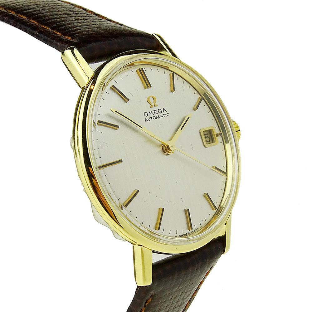 Omega Vintage 18k Gold Automatic