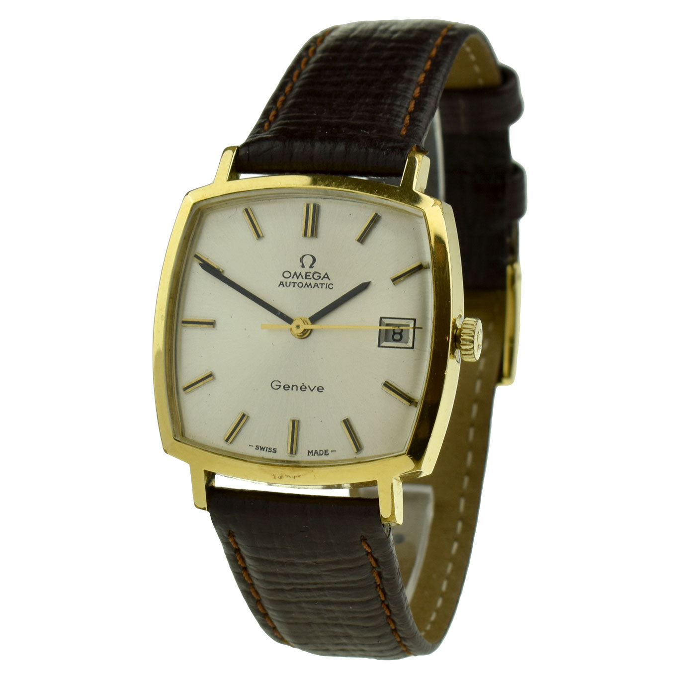 Omega Vintage Gold Plate Automatic Wristwatch