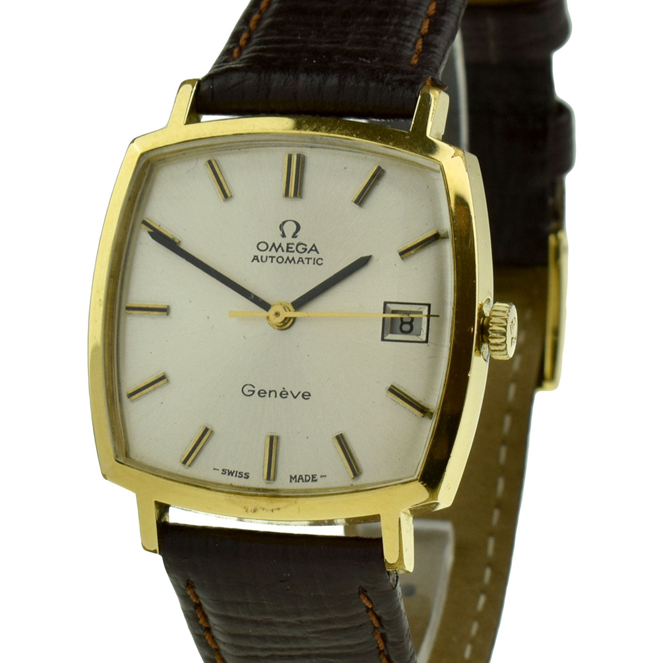 Omega Vintage Gold Plate Automatic Wristwatch