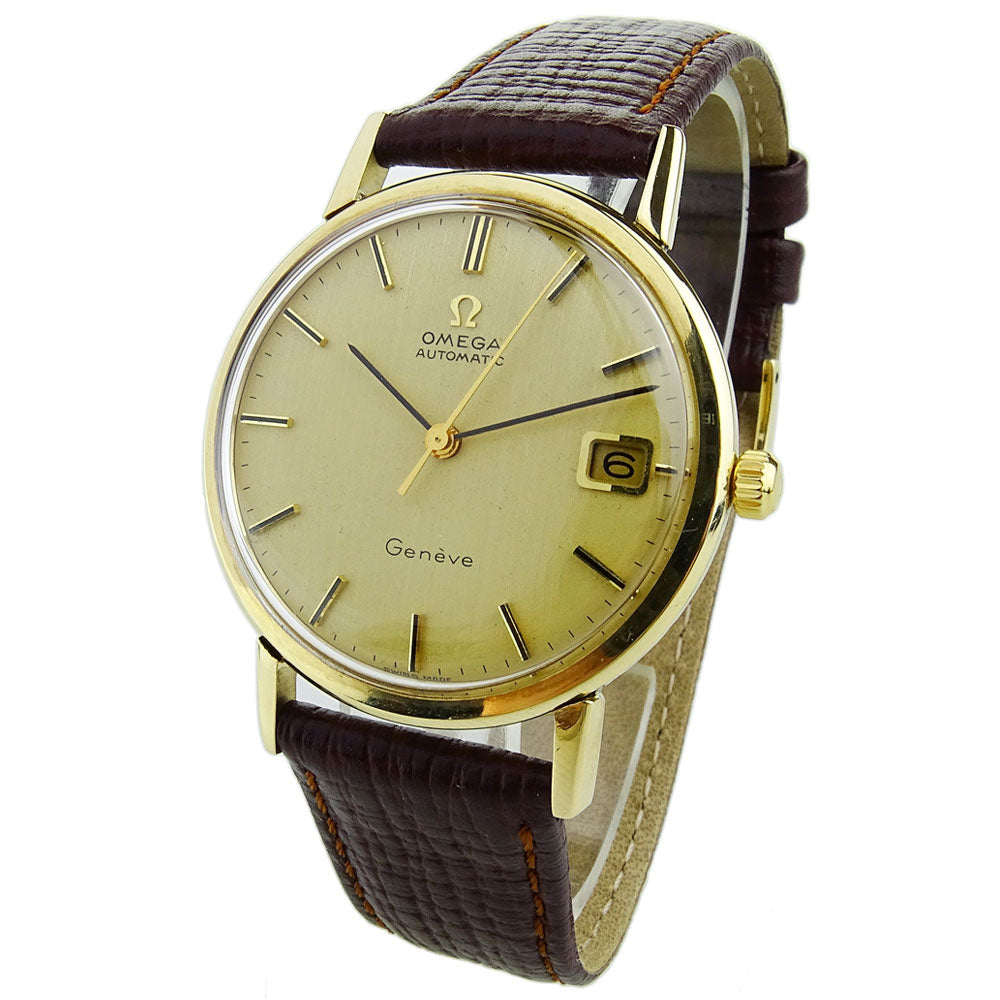 Omega Geneve Vintage 9ct Gold Automatic