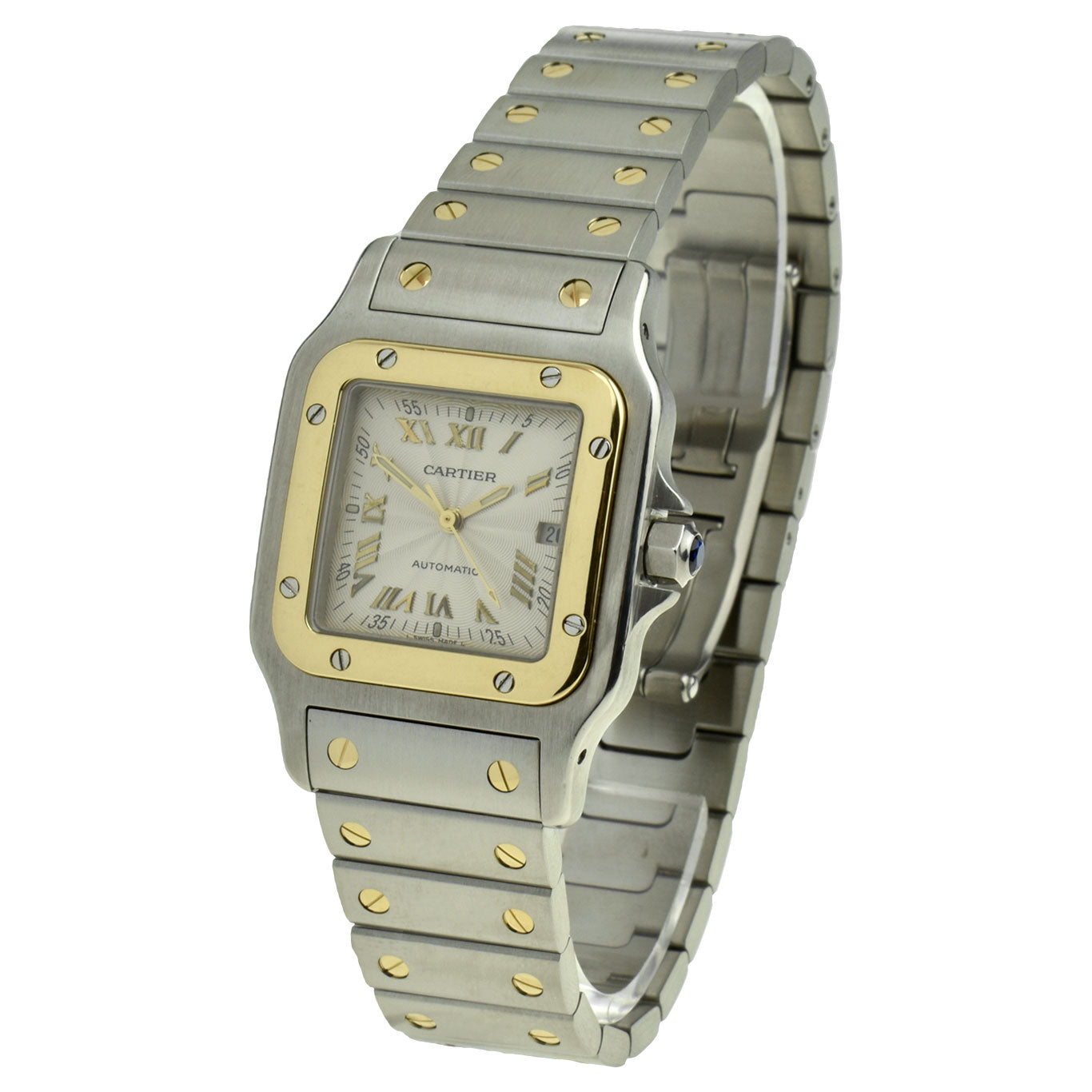 Cartier Santos Galbee Steel &amp; Gold Automatic W20041C4